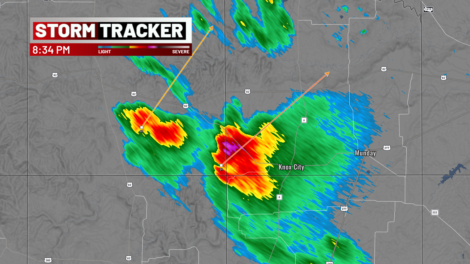 Tornado warning over Kansas